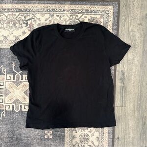 The Larchmont Super Crop Heavy weight Tee